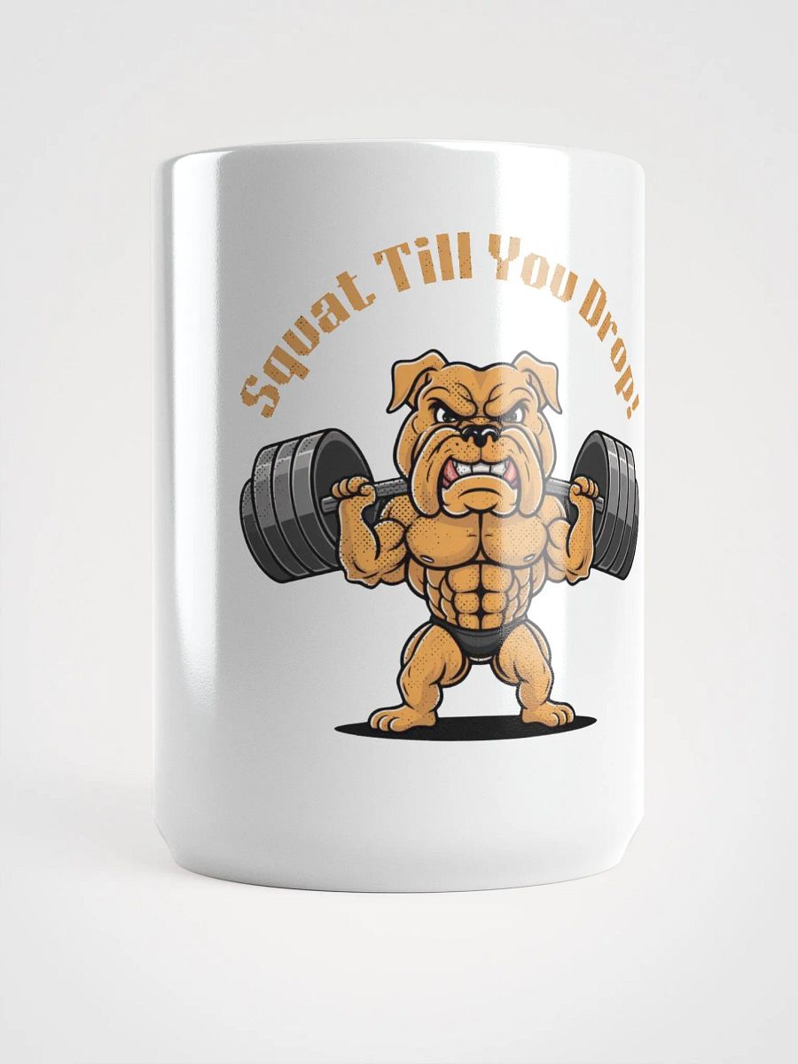 Muscle Bulldog Weightlifting Mug product image (5)