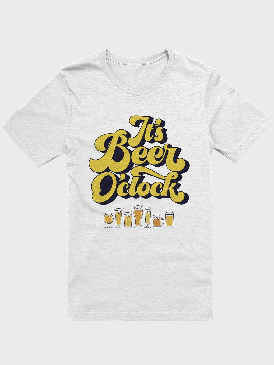 Beer O'Clock Script T-Shirt product image (7)