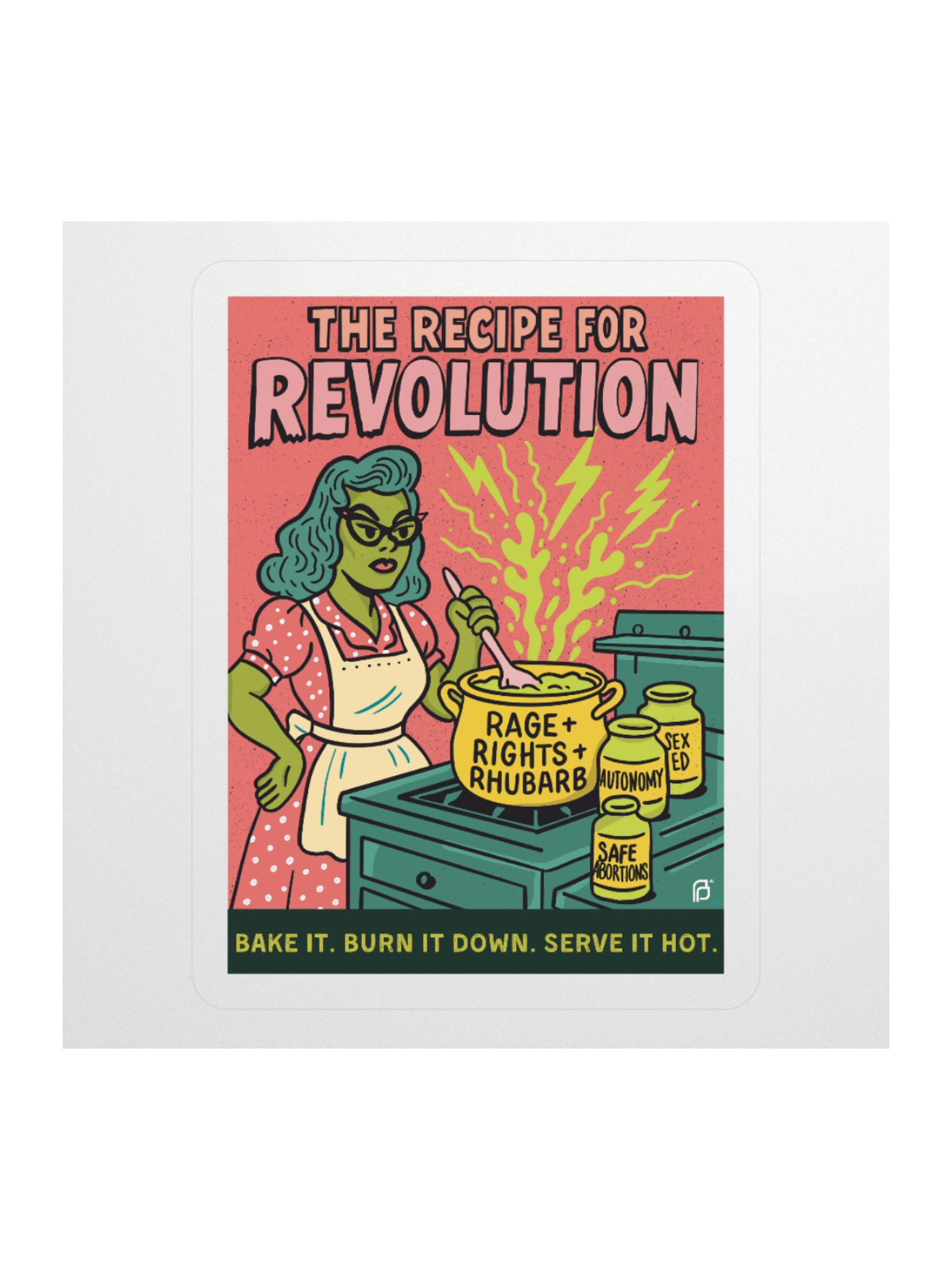 Recipe for Revolution Sticker product image (1)