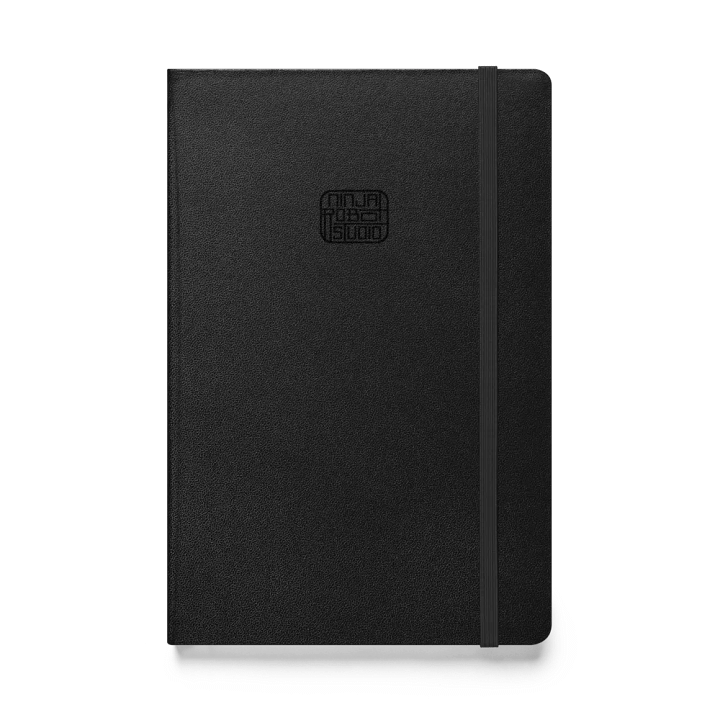 Ninja Robot Black Logo Notebook product image (1)