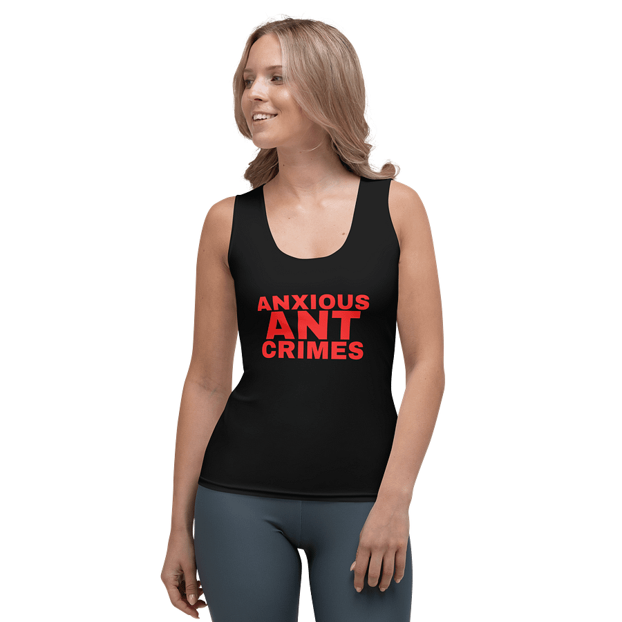 Anxious Ant Crimes - Classic Logo Tank ( Red Text ) product image (1)