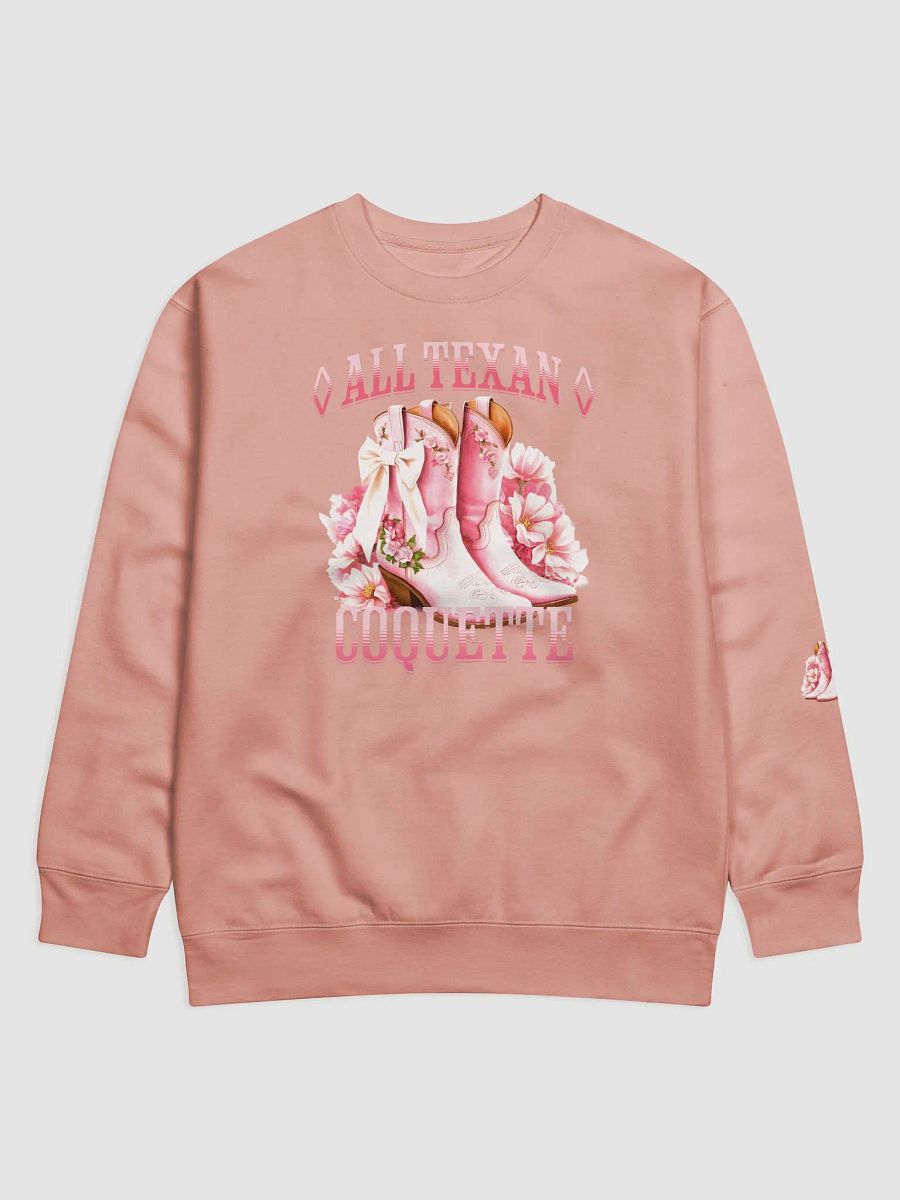 Floral Bliss Pink Boots Sweatshirt product image (13)
