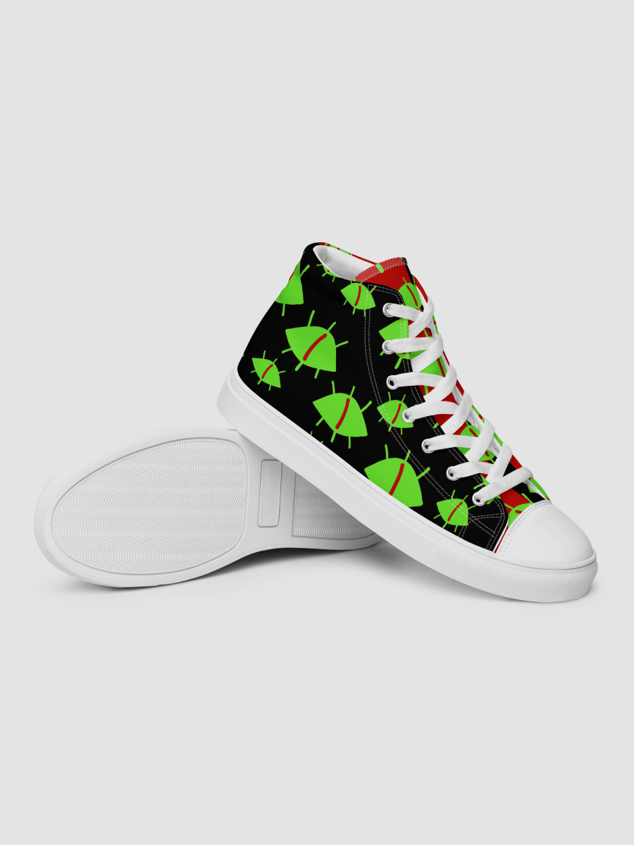"Always Watching" Chaos Colored High Top Canvas Shoes product image (9)