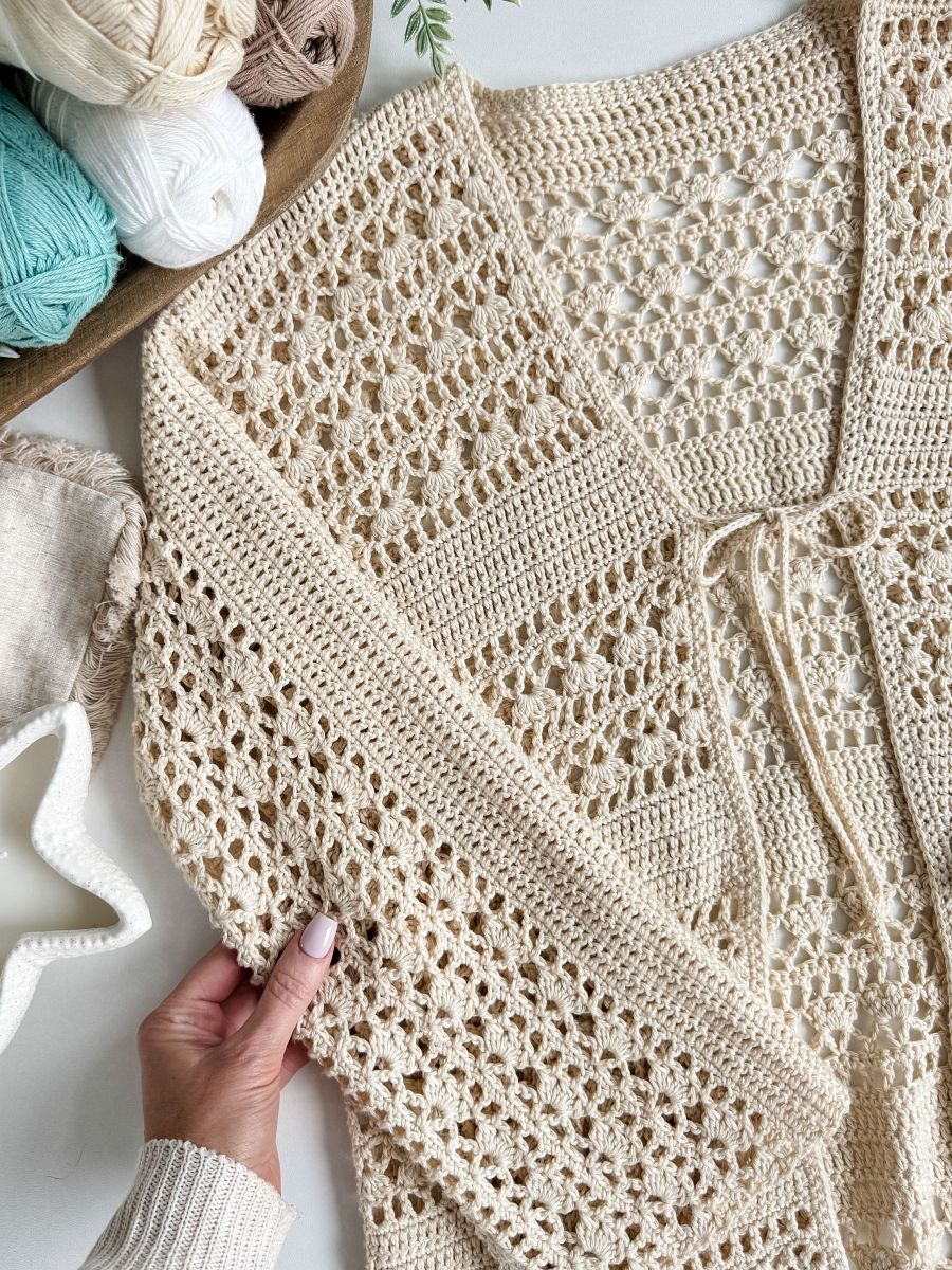 Caribbean Breeze Cardigan Crochet Pattern product image (9)