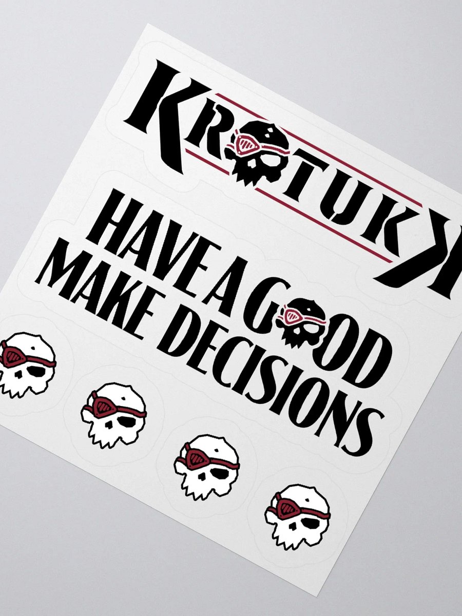 KroTukk Kiss Cut Stickers product image (5)