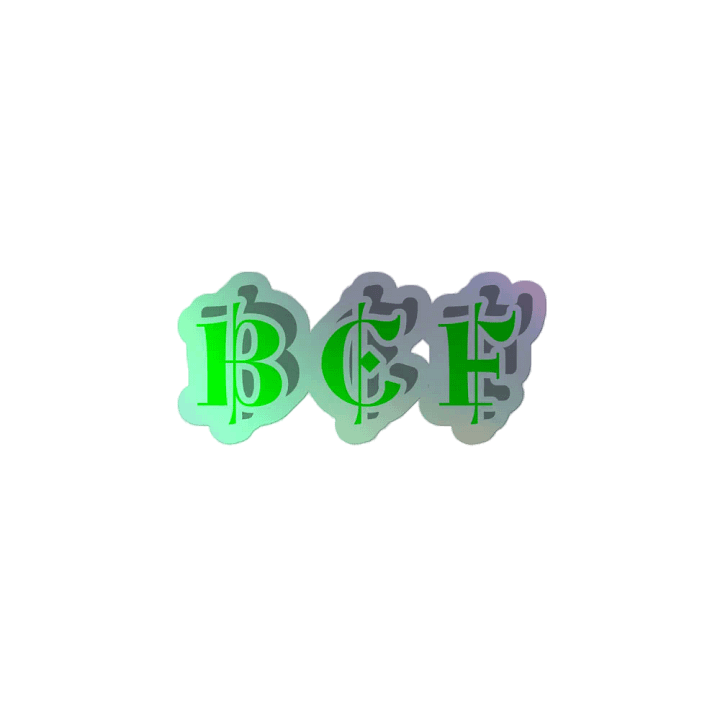 BCF "Bag Chasing Family" Holographic Sticker Set product image (2)