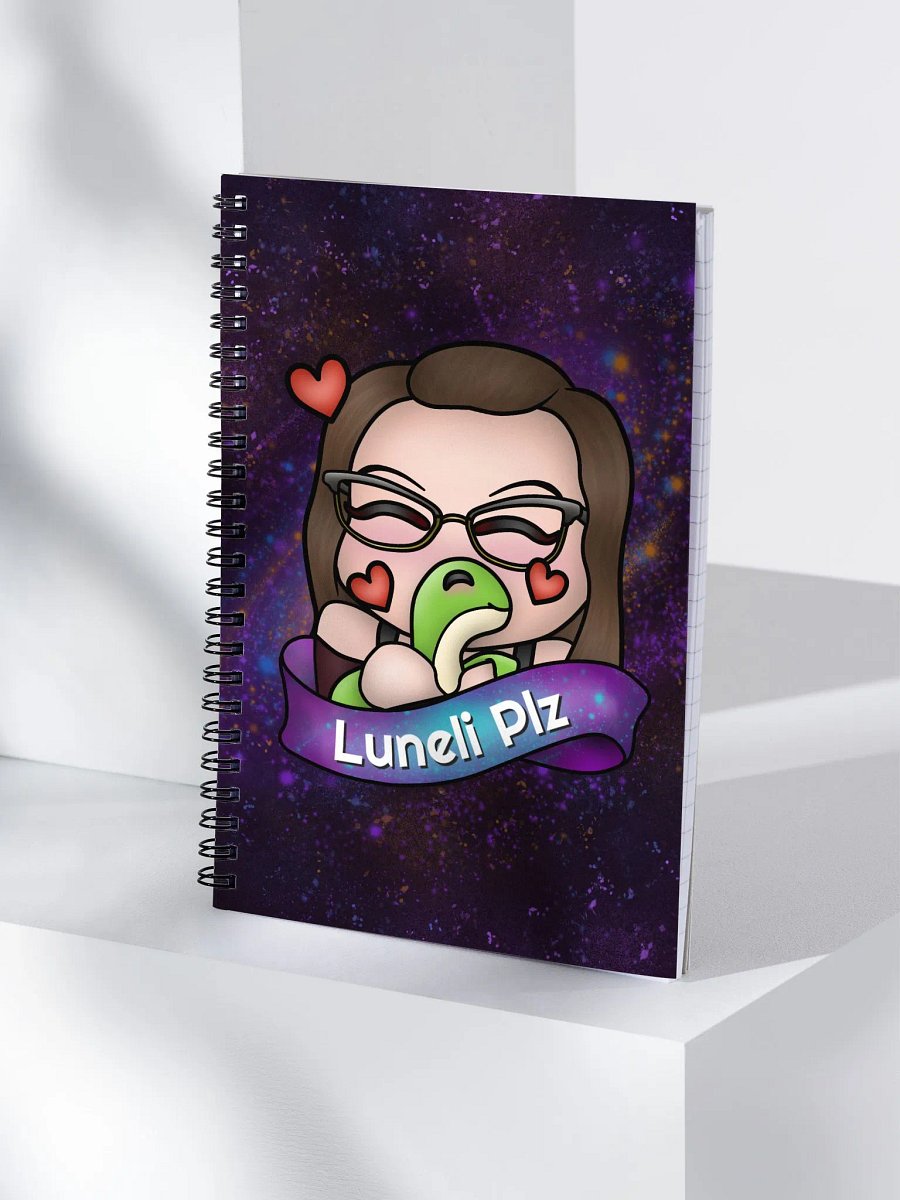 LuneliPlz Spiral Notebook product image (3)