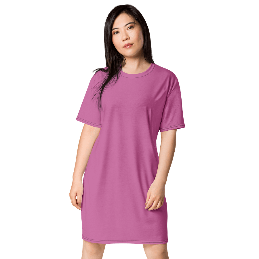 Oversized T-Shirt Dress - Warm Hopbush, Sizes 2XS-6XL product image (1)