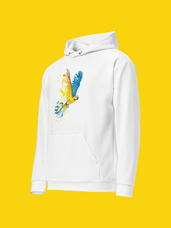 All-Over Print Recycled Unisex Hoodie ''Parrot'' | Anastasia Gracheva© product image (2)