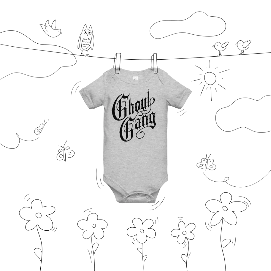 Ghoul Gang Onesie (black print) product image (3)