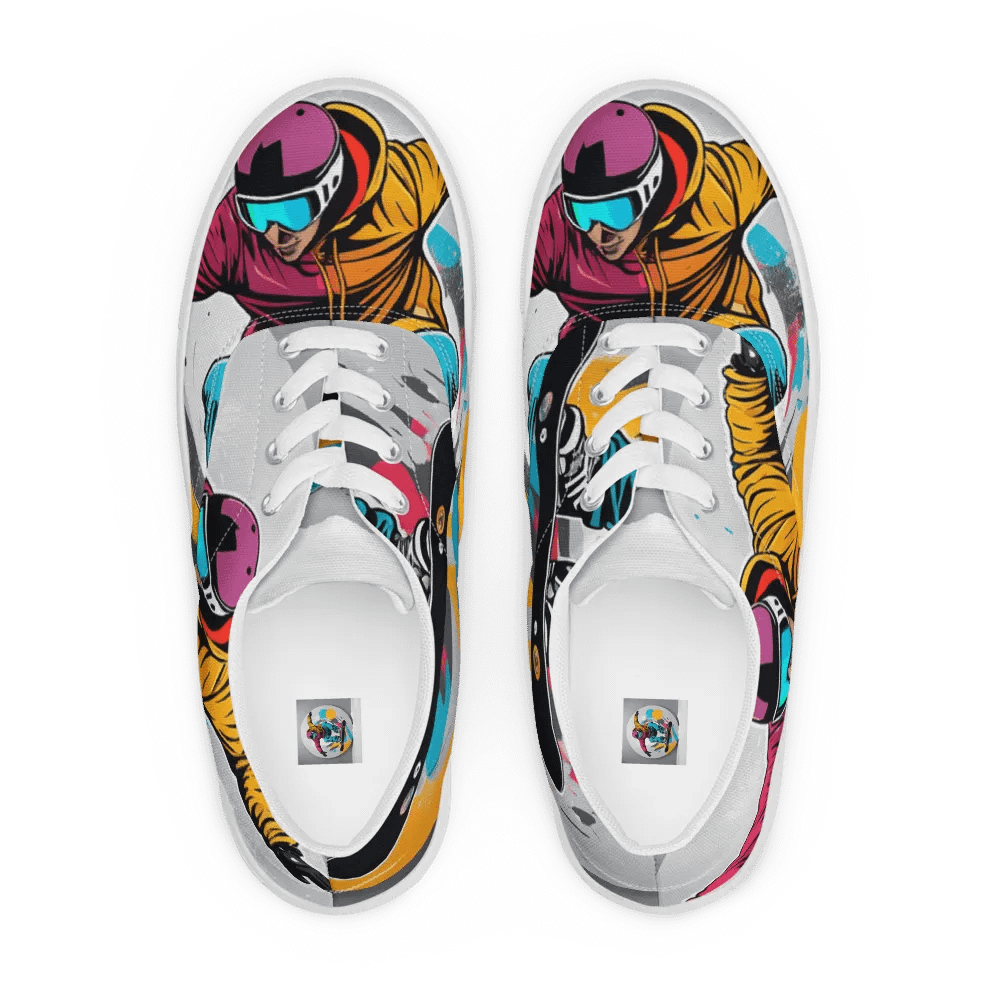 Energetic Snowboarder Canvas Shoes product image (2)