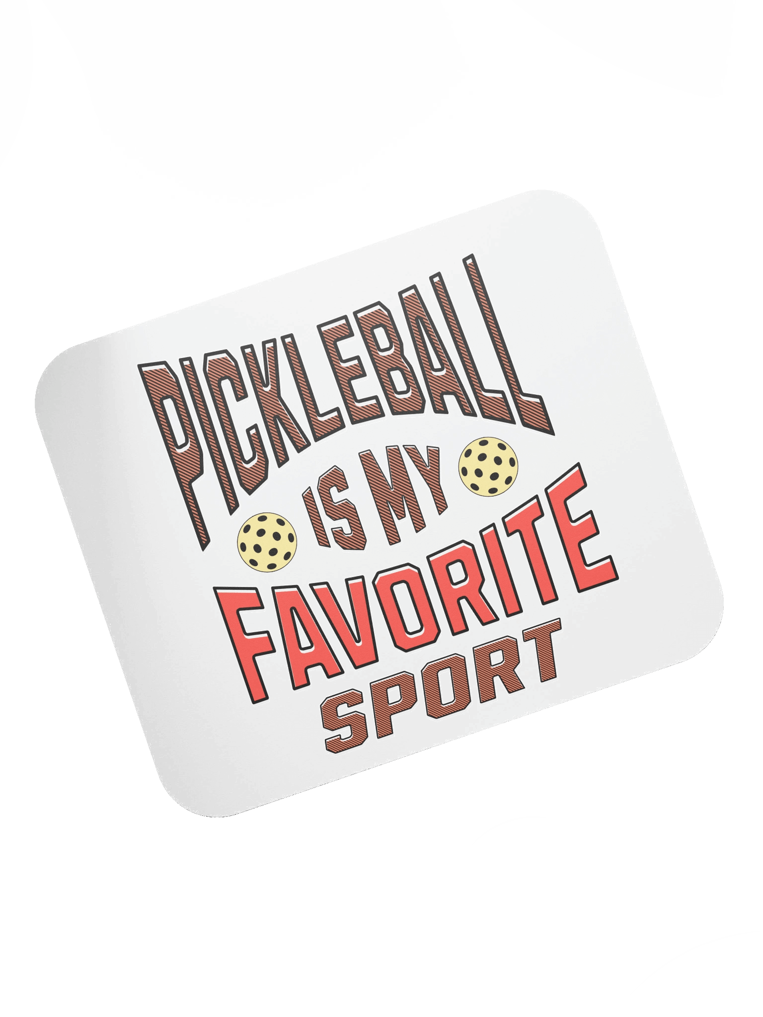 Pickleball Is My Favorite Sport Passion Mouse Pad product image (5)