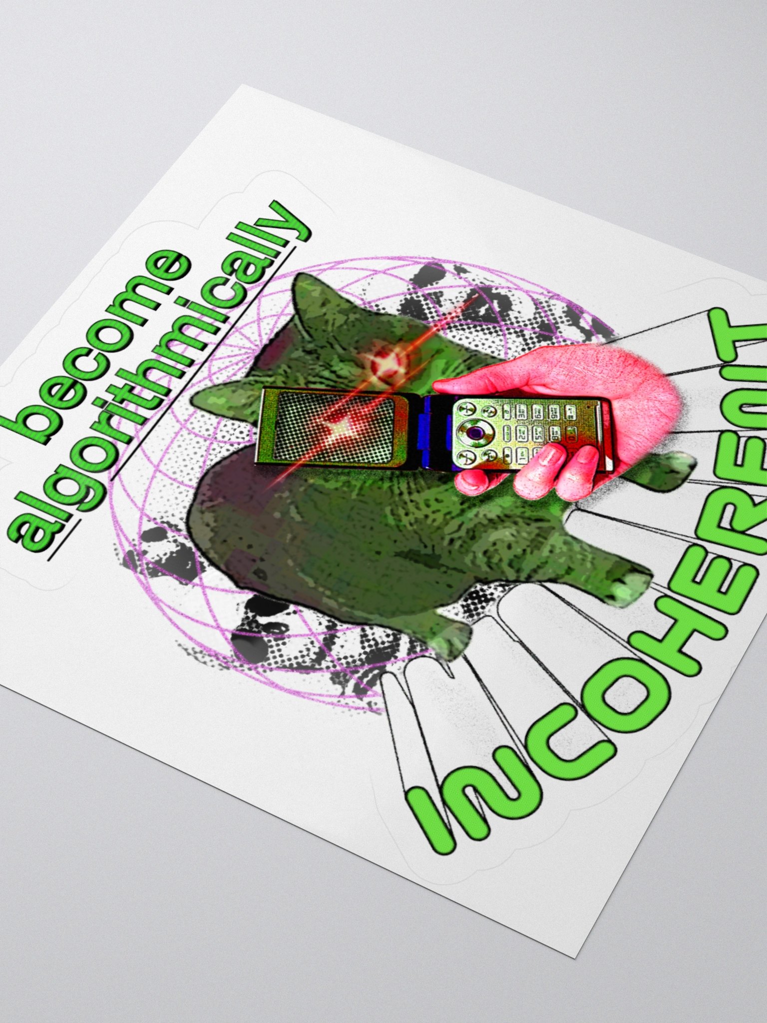 BECOME INCOHERENT (STICKER) product image (8)