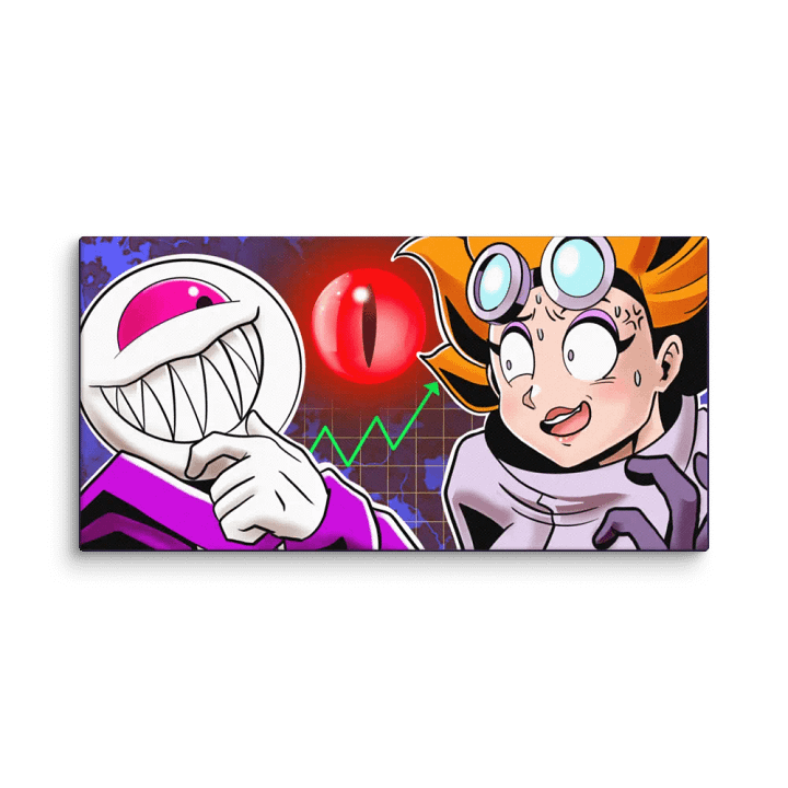 AzFk Vs. Dr. Eliana Volt - Outsider Trading Canvas (Pilot Remaster) product image (1)