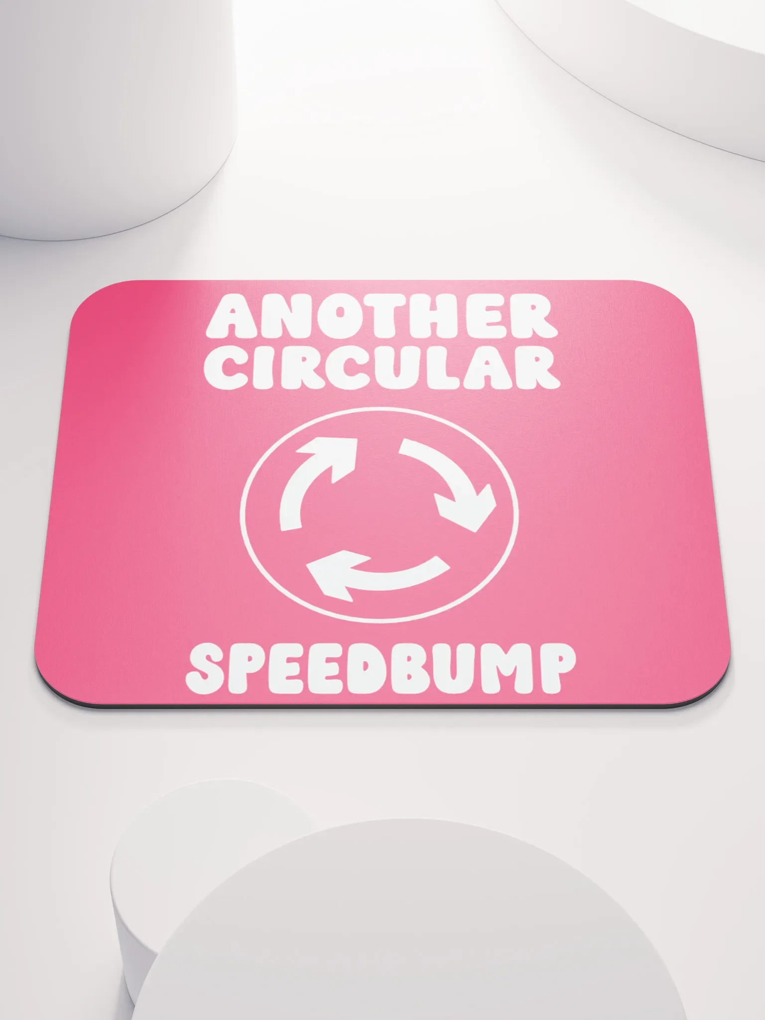 Mouse Mat: "Another Circular Speedbump" product image (1)