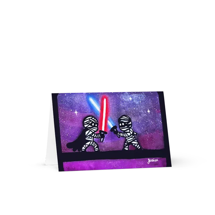 Duel of the Mummies Greeting Card product image (1)