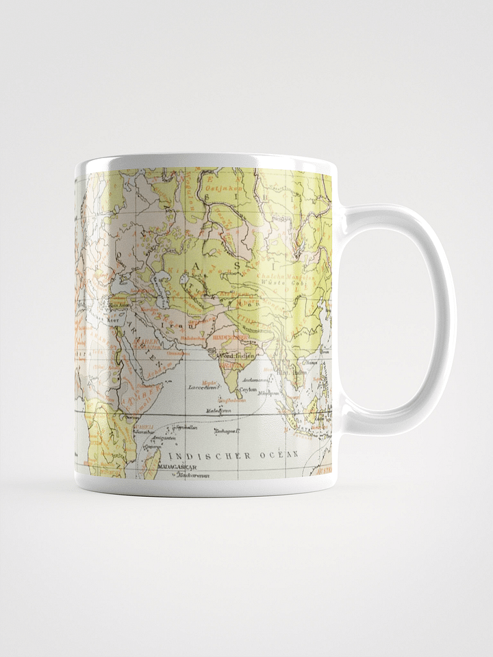 Vintage World Map White Glossy Mug product image (1)