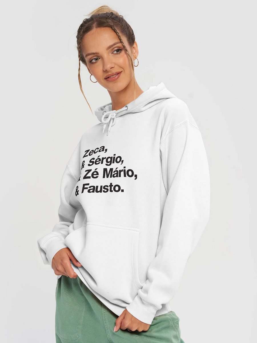Hoodie Zeca, Sérgio, Zé Mário, Fausto — claro product image (3)