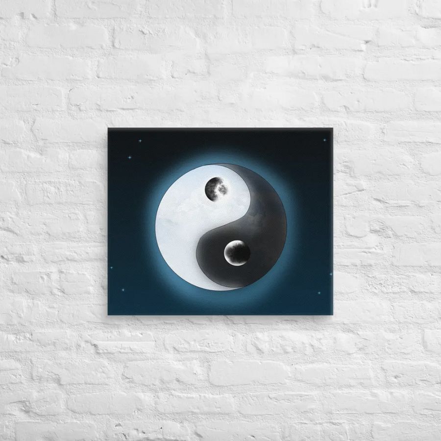 Yin and Yang: Embrace of Balance Canvas product image (2)