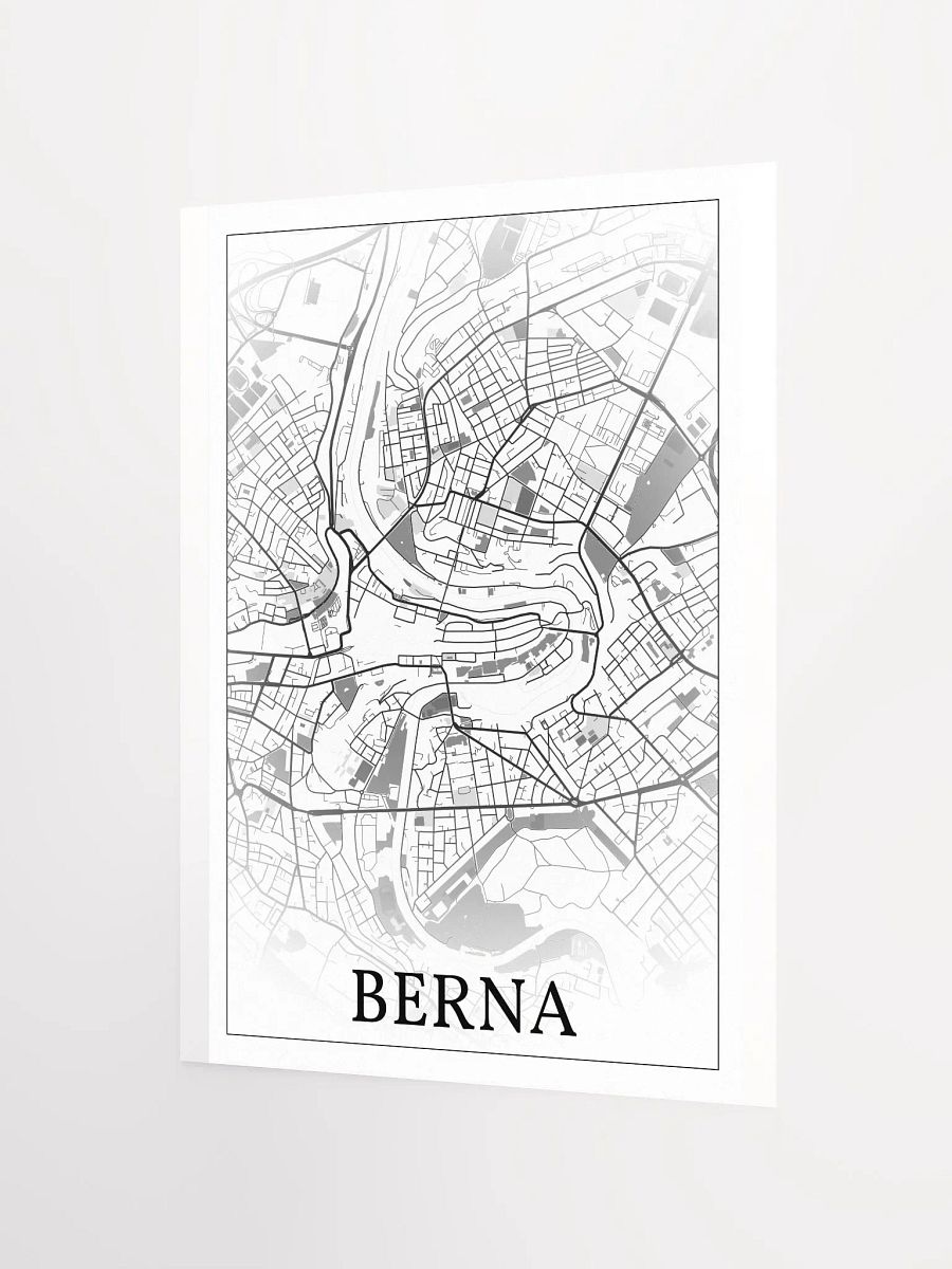 Berna, Svizzera, city map print product image (8)