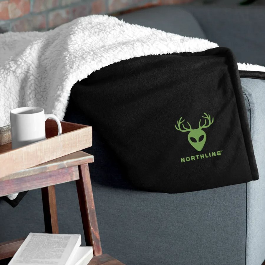 Northling™ Logo Sherpa Blanket product image (5)