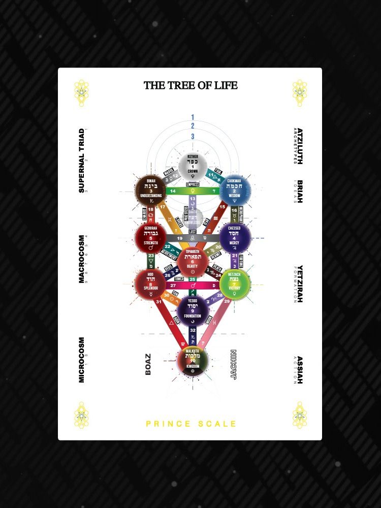 The Tree of Life Digital Print Prince Scale White product image (1)