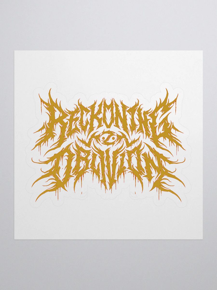 Reckoning Oblivion LOGO Sticker product image (1)
