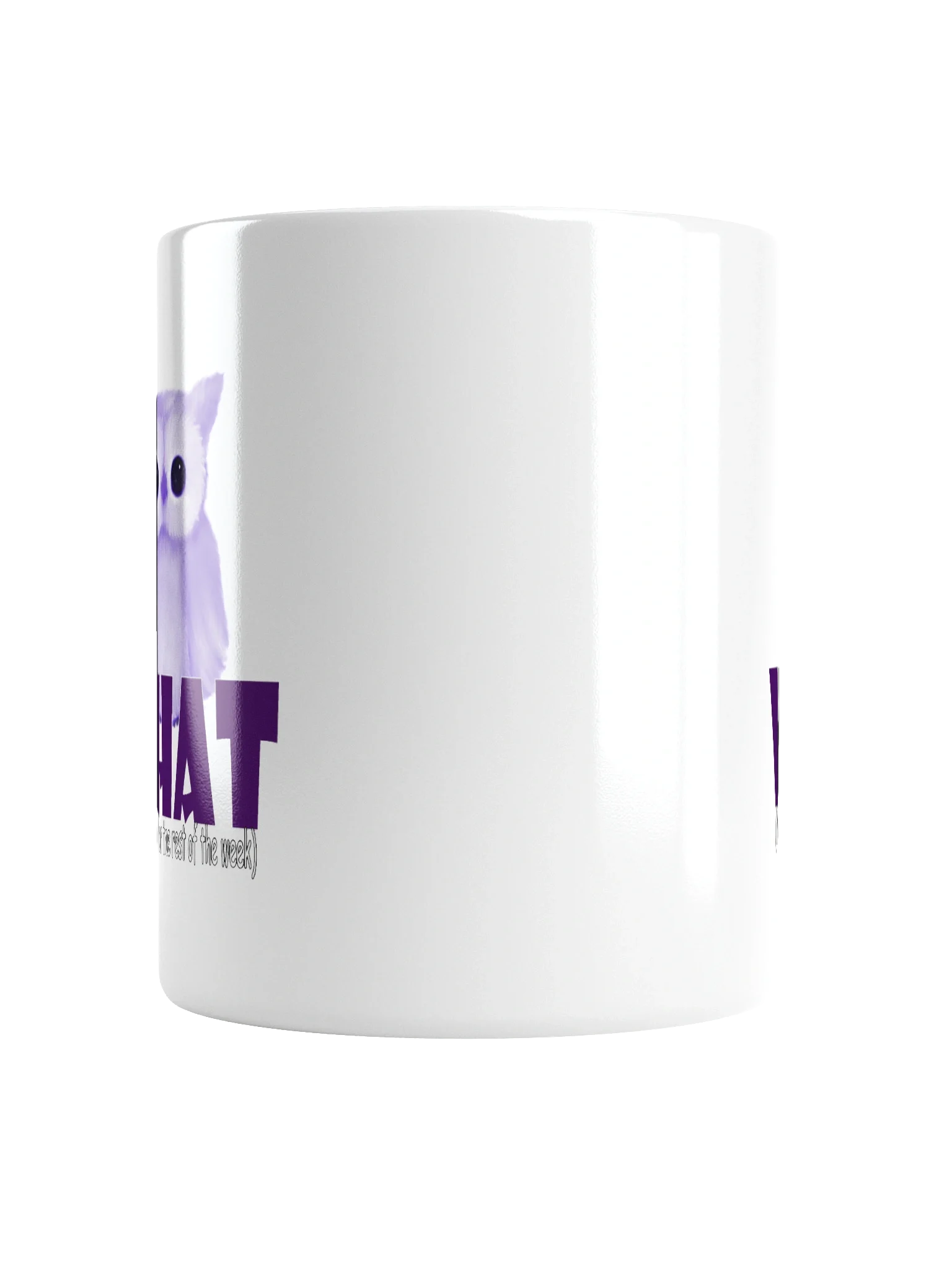 Whimsical Owl Mood White Glossy Mug product image (18)