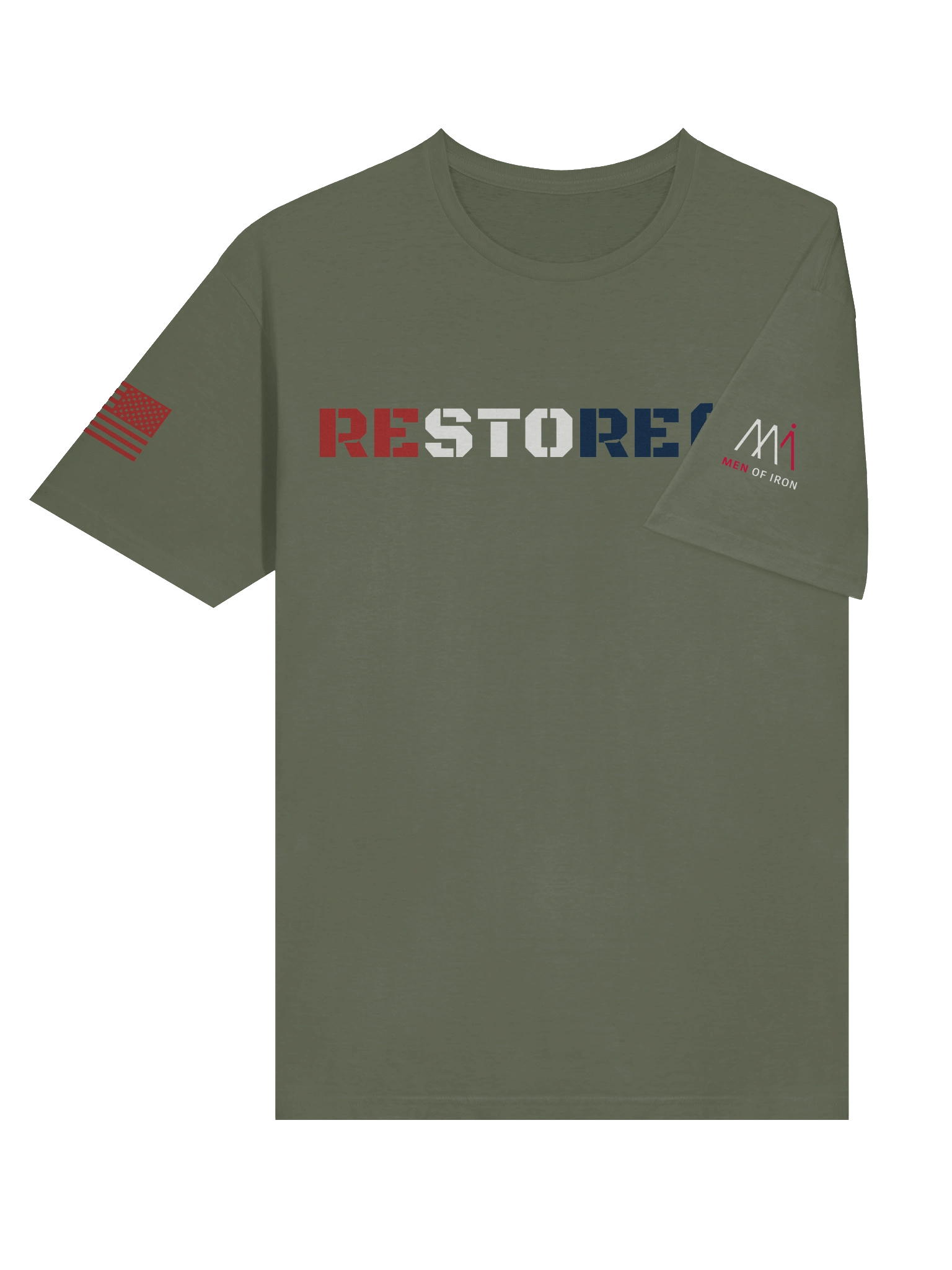 RESTORED Men of Iron Stylized T-Shirt product image (37)