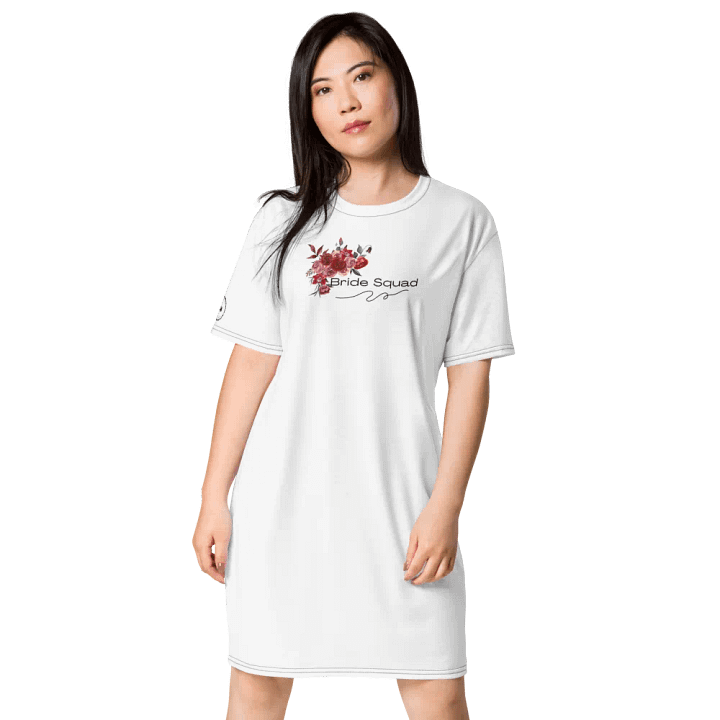 Bridal Squad T-Shirt 008 Rose Logo Dress product image (1)