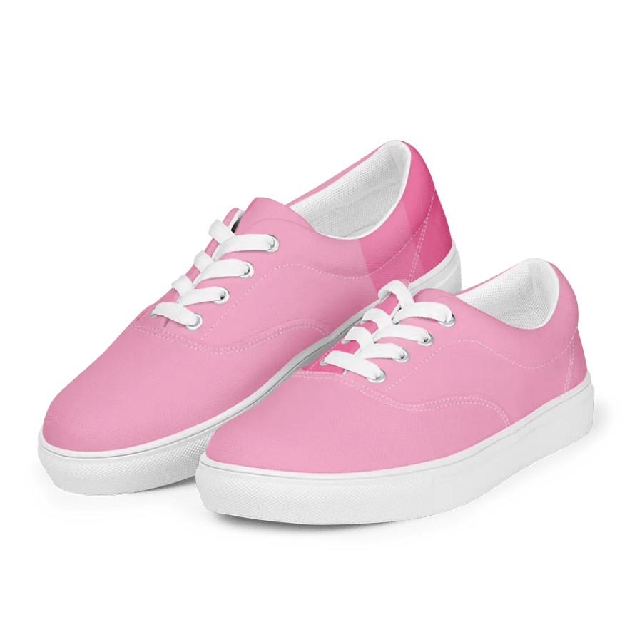 Lavish Pink Lace-Up Shoes product image (9)