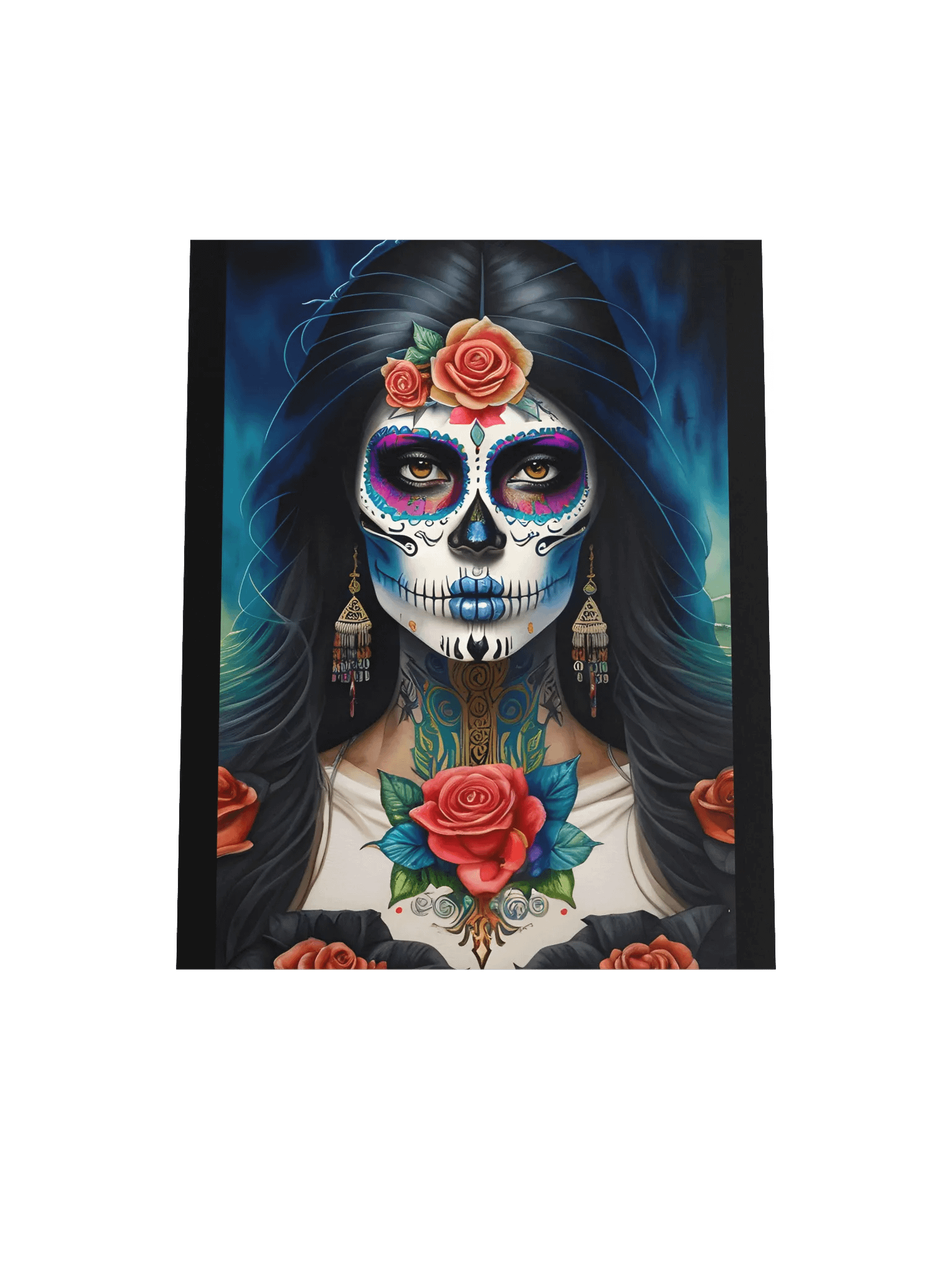 Sugar Skull Art - Embrace Dia de los Muertos Poster product image (17)
