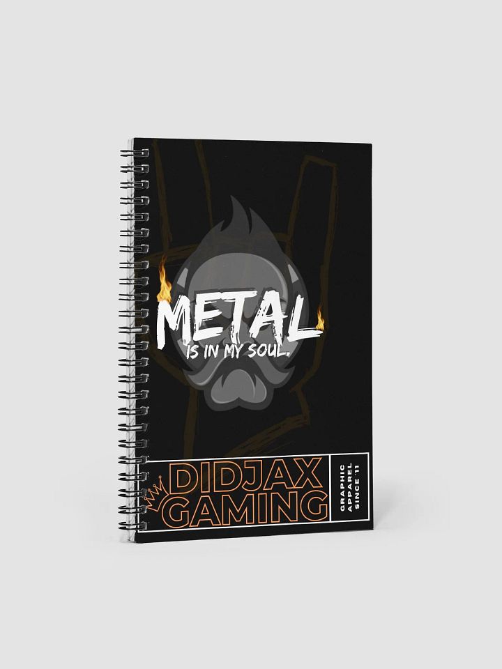 Didjax Metal Is My Soul Notebook product image (1)