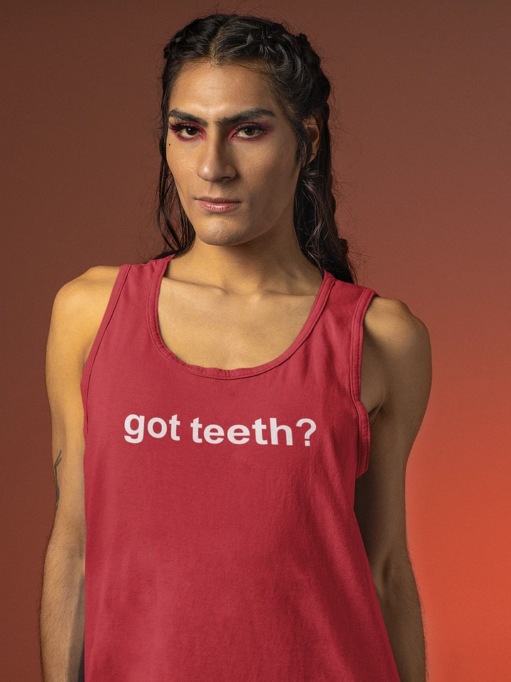 got teeth? jersey tank top product image (7)