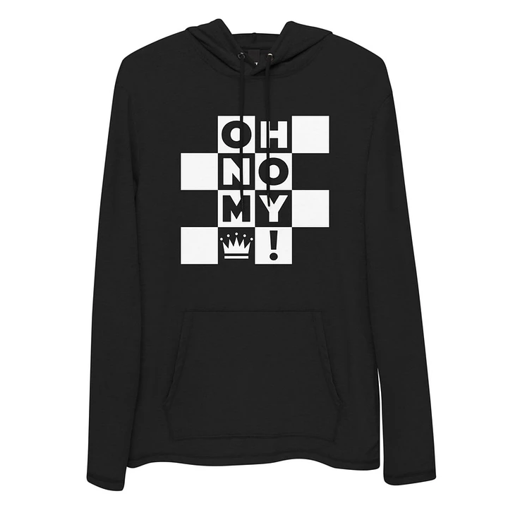 ONMQ Chessboard Lightweight Hoodie - Black product image (1)