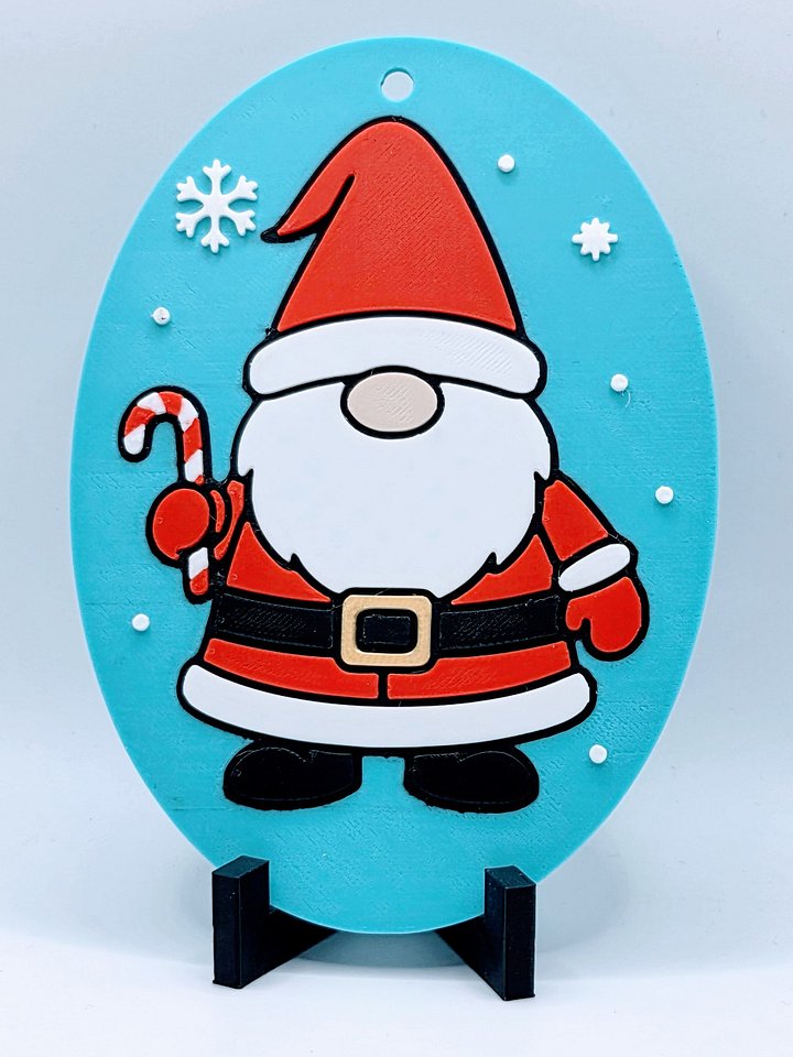 🎅 Santa Gnome Ornament product image (1)