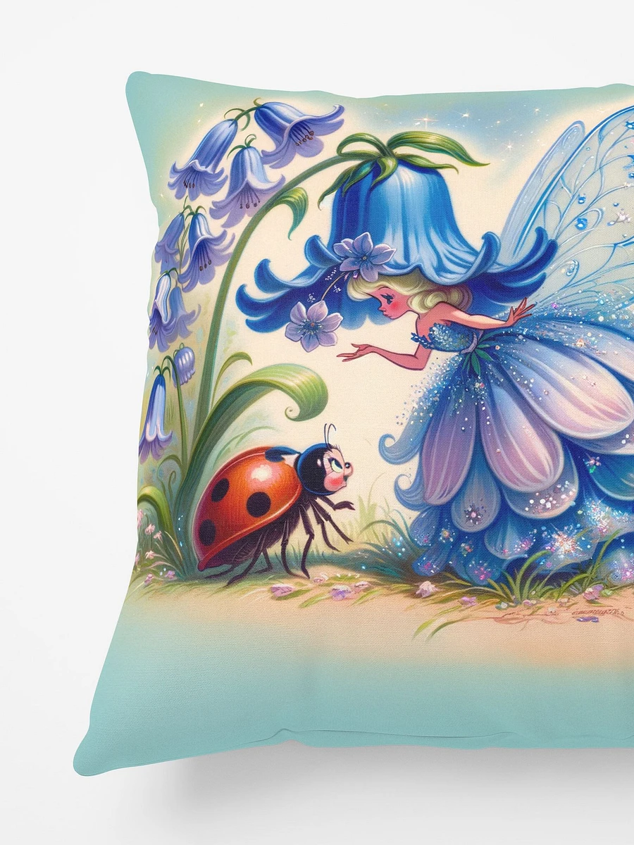 Bluebell Flower Fairy and Ladybug Pillow product image (4)