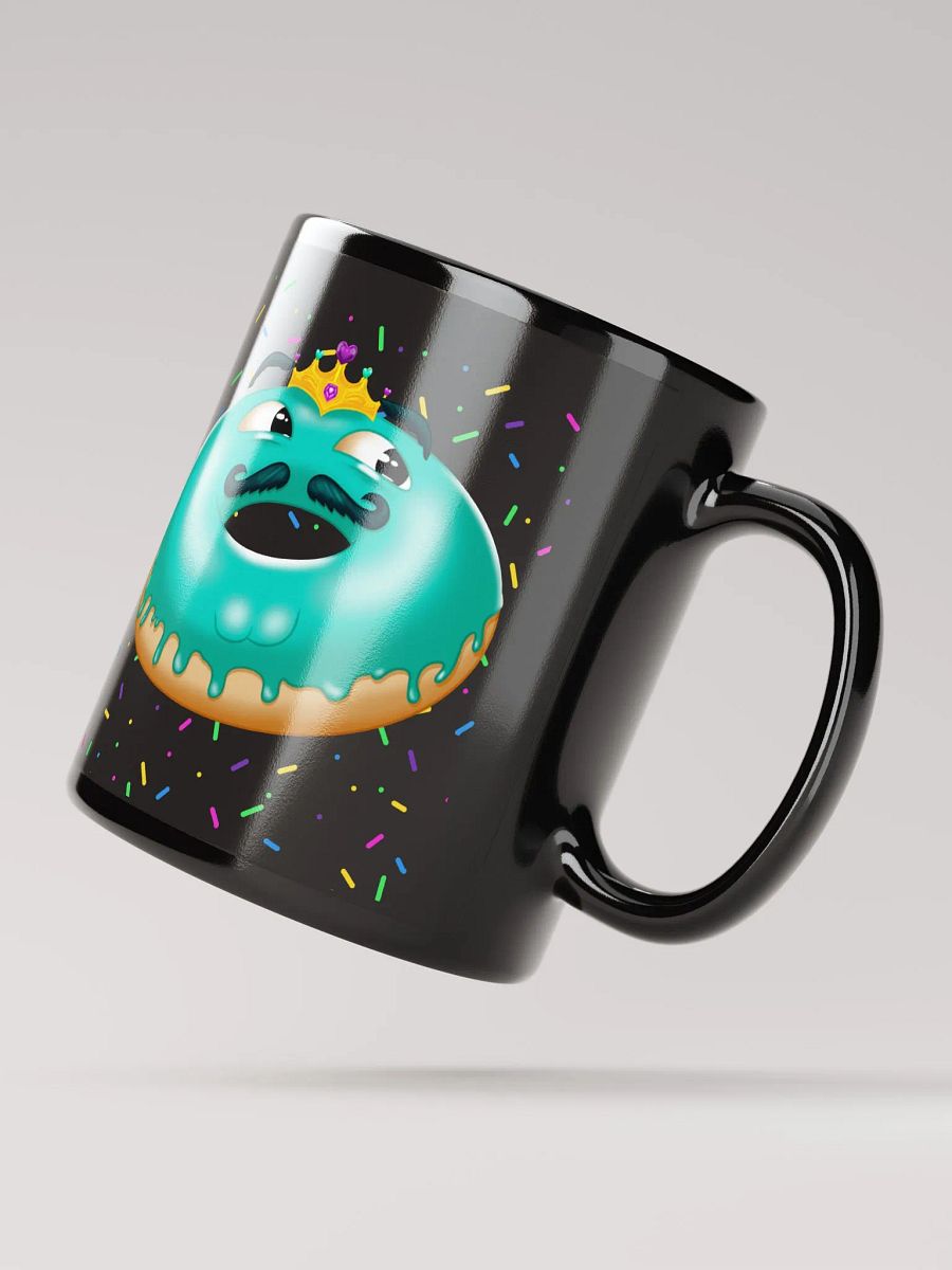 King of the Donuts Black Mug product image (4)