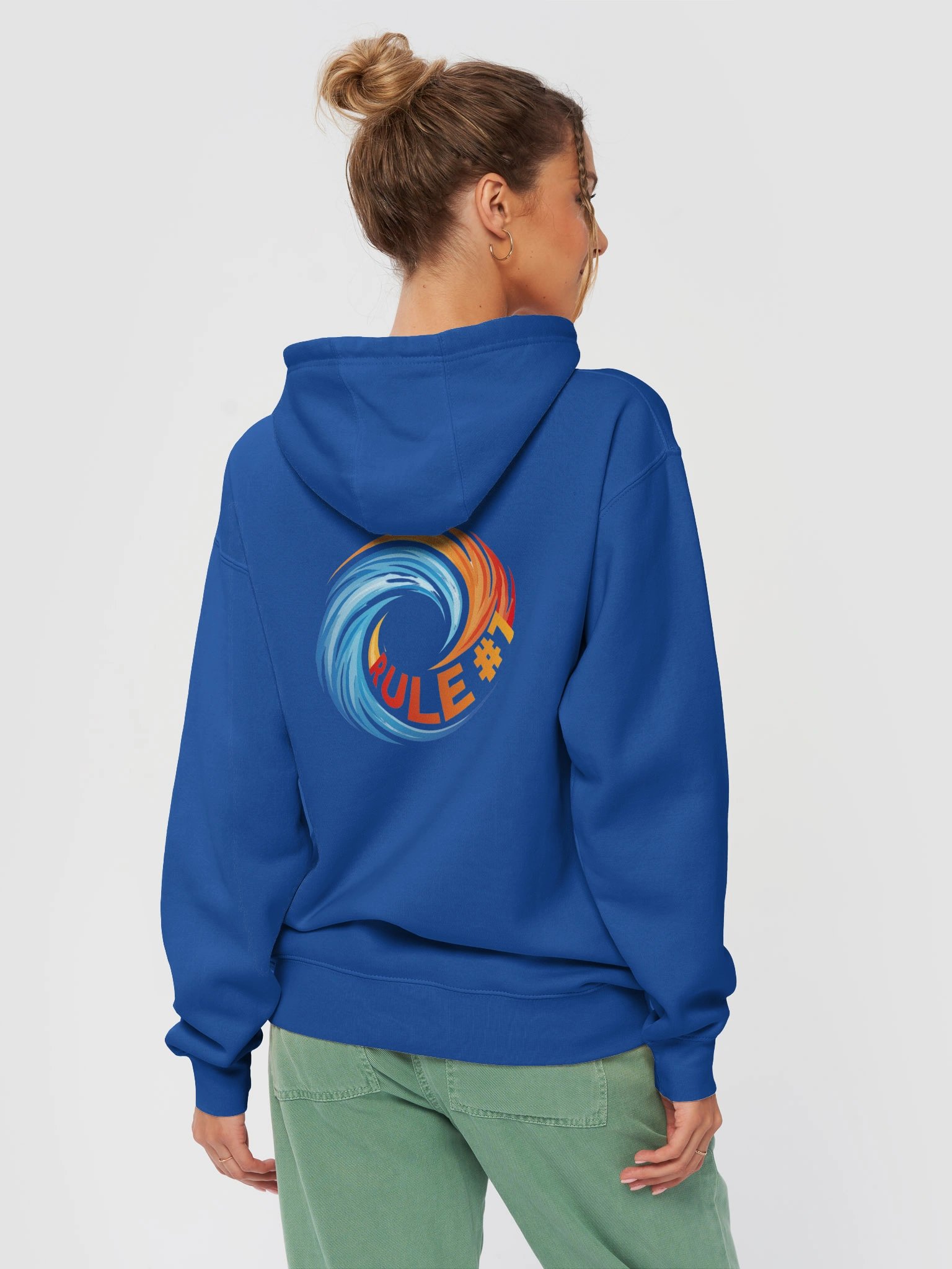 Rule #7 Hoodie Blue and Orange product image (17)