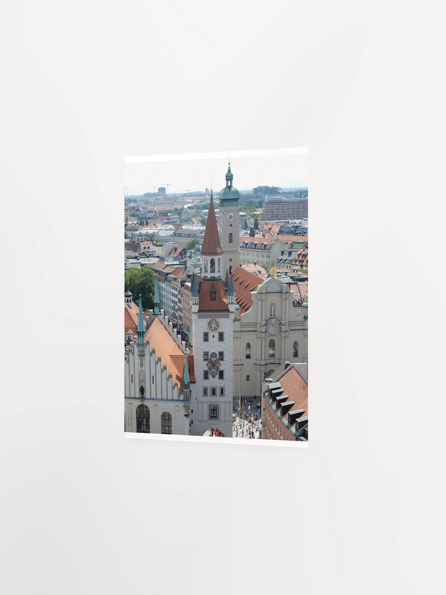 Munich - Old Town Hall and Heilig Geist - print/poster product image (5)