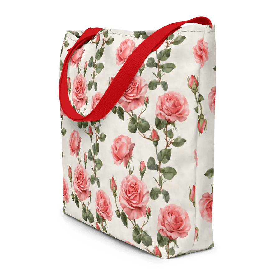 Elegant Rose Garden Large Tote Bag product image (8)