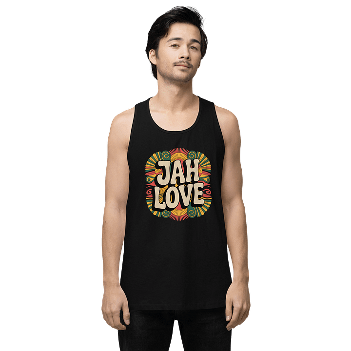 JAH LOVE Retro Tank Top product image (1)