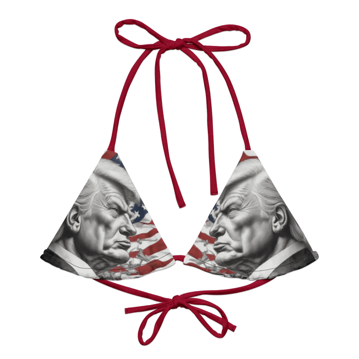 Patriotic Leader All-Over Bikini Top product image (1)