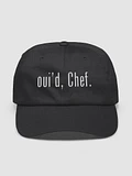 Oui'd Chef Dad Hat(white lettering) product image (1)