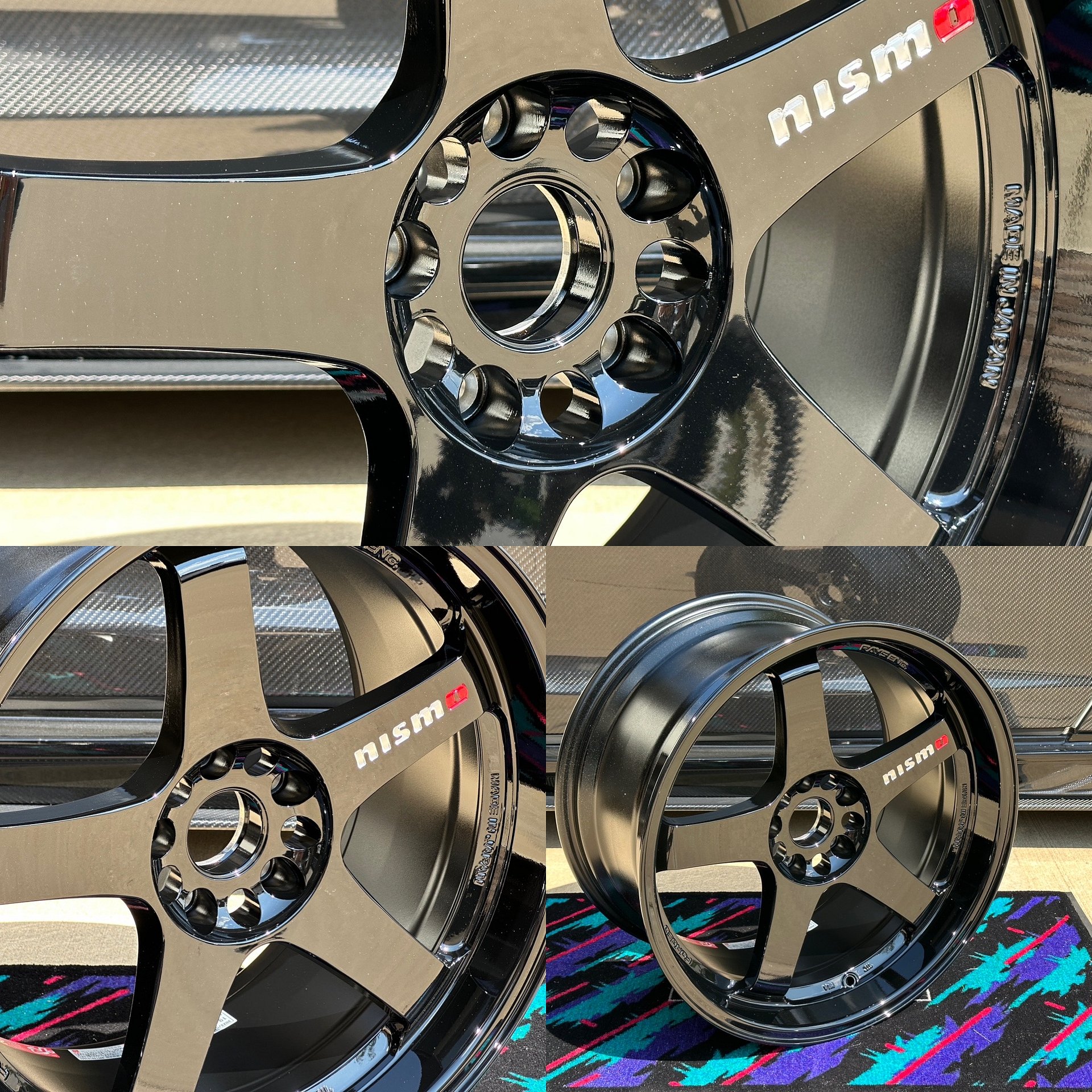 Rays Nismo LMGT4 Gloss Black - 19x10.5 +15 - New product image (1)