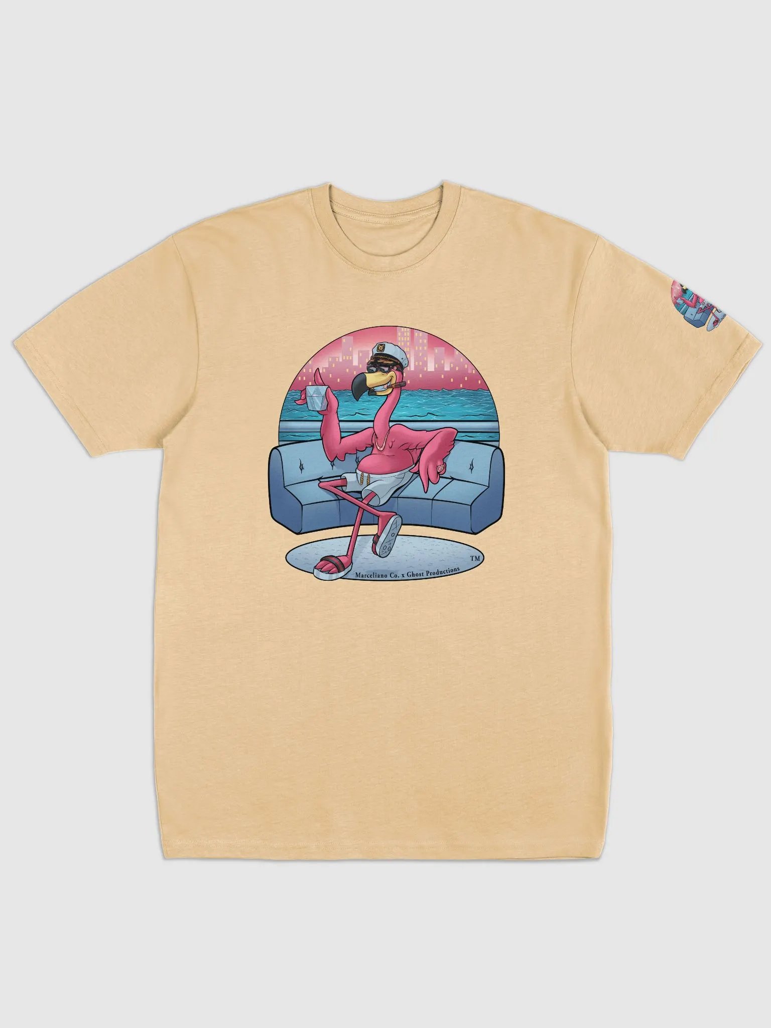 Flamingo Bliss Premium Shirt product image (3)
