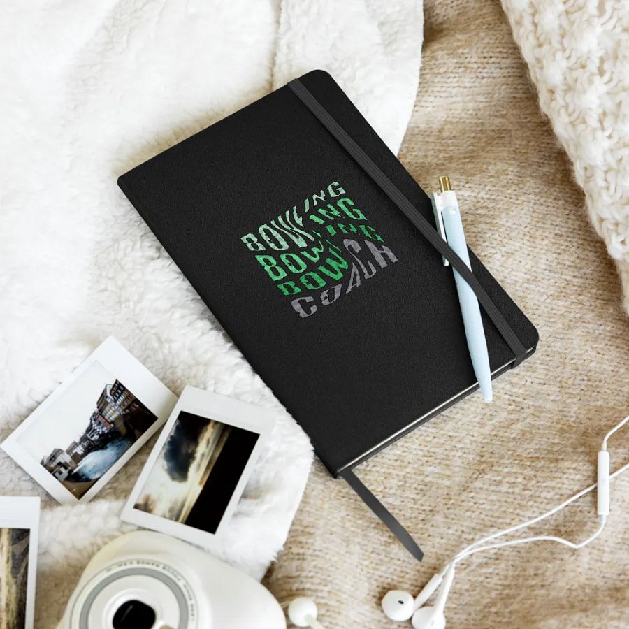 Bowling Coach Whimsical Distortion Hardcover Notebook product image (10)