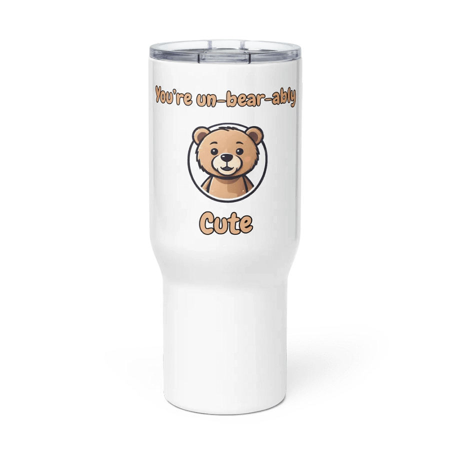 Un-Bear-Ably Cute Travel Mug with Handle product image (2)