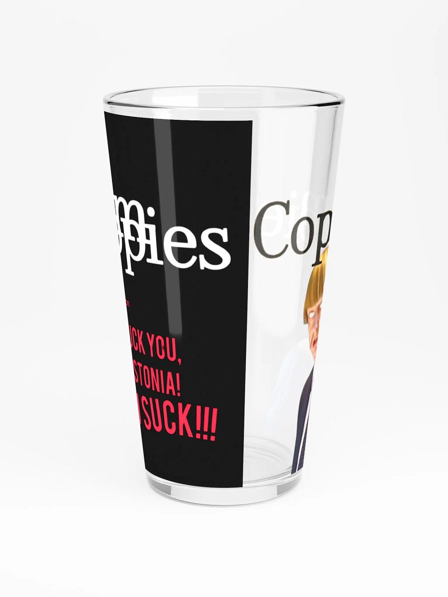 Copium Poppies - Estonia Sucks! Pint glass! product image (3)