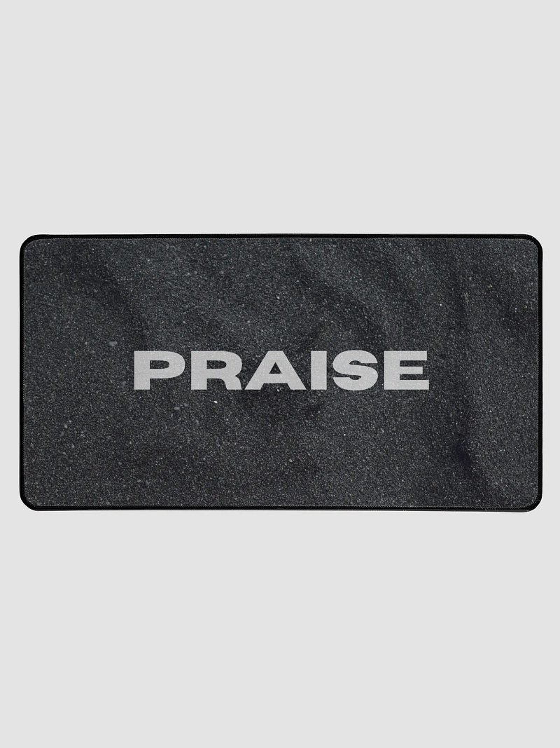 Large Praise mousepad (black)